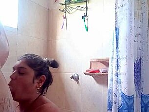 Beautiful BBW Stepmother With Big Natural Tits Gets Passionate POV Fucking From Bathroom To Bed, Leaving Her Face Covered