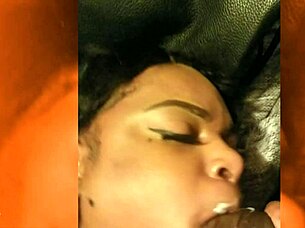 Keyzz Strokes Receives Deepthroat and Facial