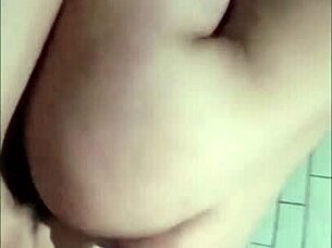 I'm the Indonesian aunt feeling horny while my husband works in the field, craving some action