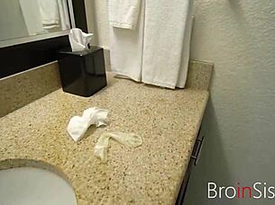 stepbrother finds used condom in garage after punishment