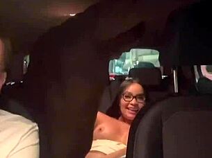 Asian beauty rides Uber driver while fiancé drives for BBC