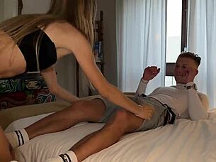 i dropped my glasses and let the guy fuck me in cowgirl position with big cock