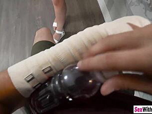 Big ass teen 18+ stepsister teases and fucks pervert big cock stepbro