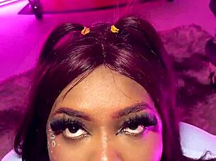 Big Ass Hijastra Takes Big Cock In Wet Pussy