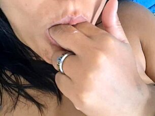 nicoly mattos cums in my hairy pussy again