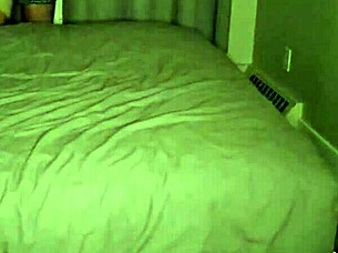 silly young girl having fun in bedroom