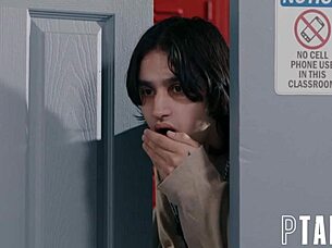 siri dahl and lauren phillips fuck elias in classroom