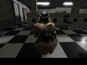 met this fine black queen at the laundromat for some fun while waiting