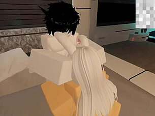 I'm getting fucked by a random guy in Roblox 02
