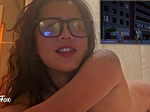 Exotiqfox gooner girl does solo masturbation.