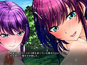 Shizuku and Mio engage in wet pussy titty fuck and group threesome fucking.