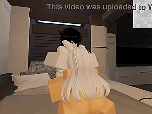 I'm getting fucked by a random guy in Roblox 02