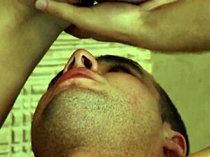 my mistress is a slut who loves fetish, she fucks frantically with her shaved pussy 😈