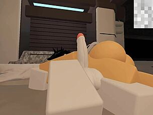 I'm getting fucked by a random guy in Roblox 02