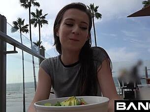 ariel grace skinny teen fucks in public bathroom outdoor petite amateurs