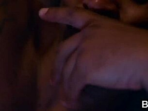 Penelope Feels Intense Pleasure Sucking Huge Black Cock Outdoors