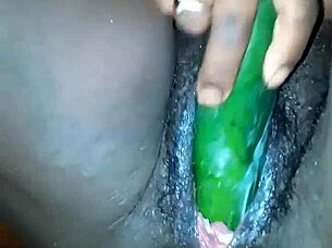 fucking pregnant ebony with cucumber full video