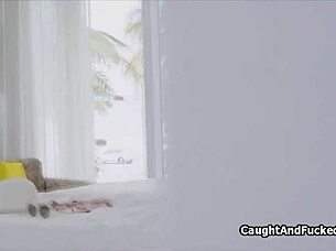 Oh No! Sexy Bikini Teen 18+ Caught Masturbating On Hidden Cam!