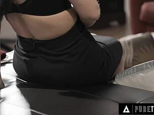 why is shy jay mirroring angela in this wild foursome?