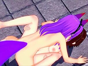 Abby and Protagonist-Kun Explore Role Reversal with Ladyboy Pussy