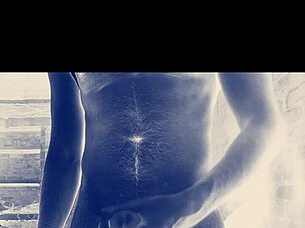 Impressive big indian cock on display