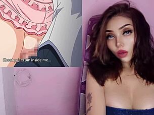 Hey, check out these step siblings losing their virginity in hentai! 😍