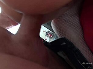 Extremely perverse anal creampie swallowing party step-sister swallows everything