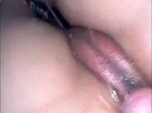 i made her squirt hard in doggie, her huge ass shaking with orgasm.