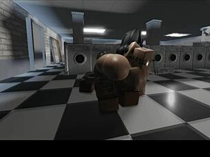 met this fine black queen at the laundromat for some fun while waiting