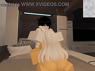I'm getting fucked by a random guy in Roblox 02