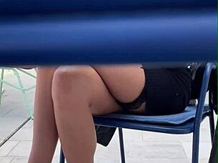 i risked flashing in public and having sex with that tall brunette teen, creampie pov