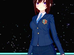 Abby and Protagonist-Kun Explore Role Reversal with Ladyboy Pussy