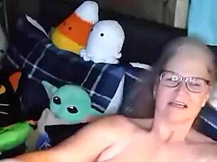 Hot mature strips for yoga and solo play session