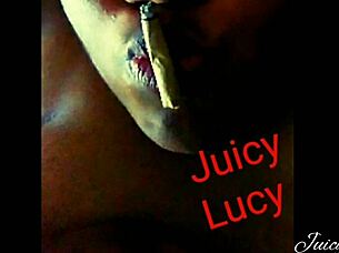 Lucy's intense orgasm with bonus audio – BBW slut fingering her wet pussy