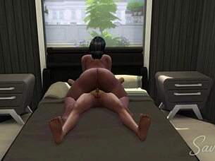 stepmom wants to ride her young kevin before bed.