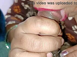 I sucked my stepbrother's cock in this amateur indian blowjob scene.