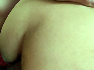 After classes, young latina brunette heads to hotel for intense anal assfucking in panties and thong.