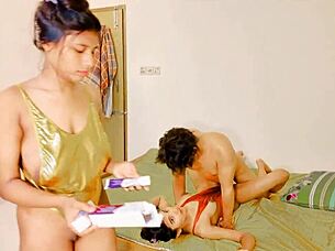 Can She Handle Her First FFM Threesome?