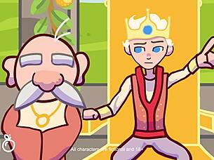 Viva El Rey! Loving This Cartoon Action With Tiny Cock 😜