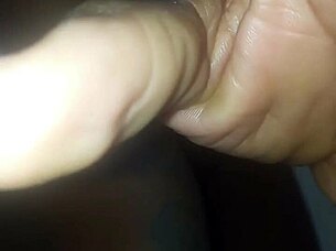 spreading ass and masturbating privately.