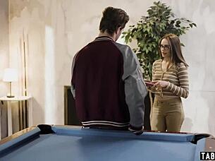 perv superstar takes advantage on timid teen 18+ reporter aften opal