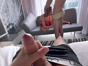 milf: i fuck two cocks and get creampied in pussy and ass at hotel.