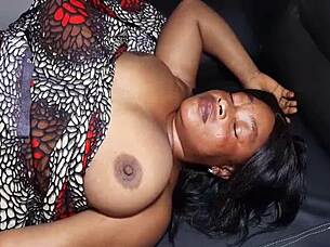 ebony milf takes big cock in nigeria