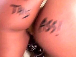 Big booty brunette gets spanked and ready for thrusts