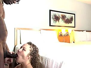 Hotel Sex For Blacvenum And Kween Bunny In Quickie Deepthroat.