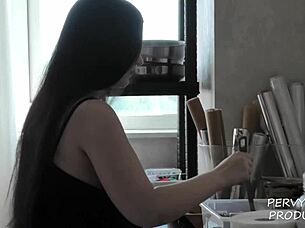 Pov Morning Fuck with 18 Yo Stepdaughter Breakfast Quickie!