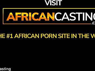 Ebony amateur milf squirting and painal closeup