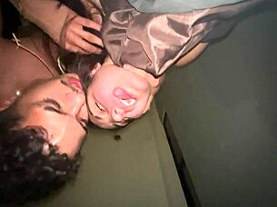 My stepbrother fucks me rough when he finds out about my lover!