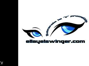 ellayelswinger swinging wife ensnared as cuckold films in hotel group