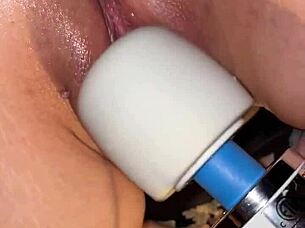 Squirting then rubbing it all on 😈